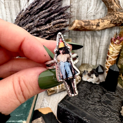 The Weirdlings - Fine Silver Ring Size 11 / One of a Kind