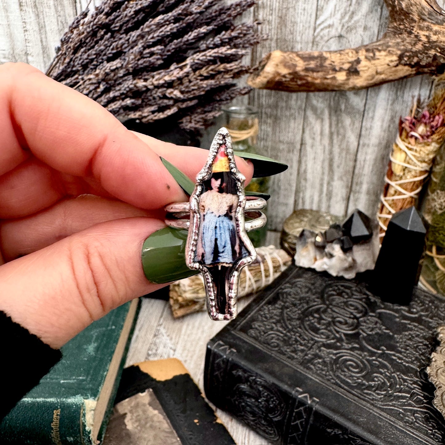 The Weirdlings - Fine Silver Ring Size 11 / One of a Kind