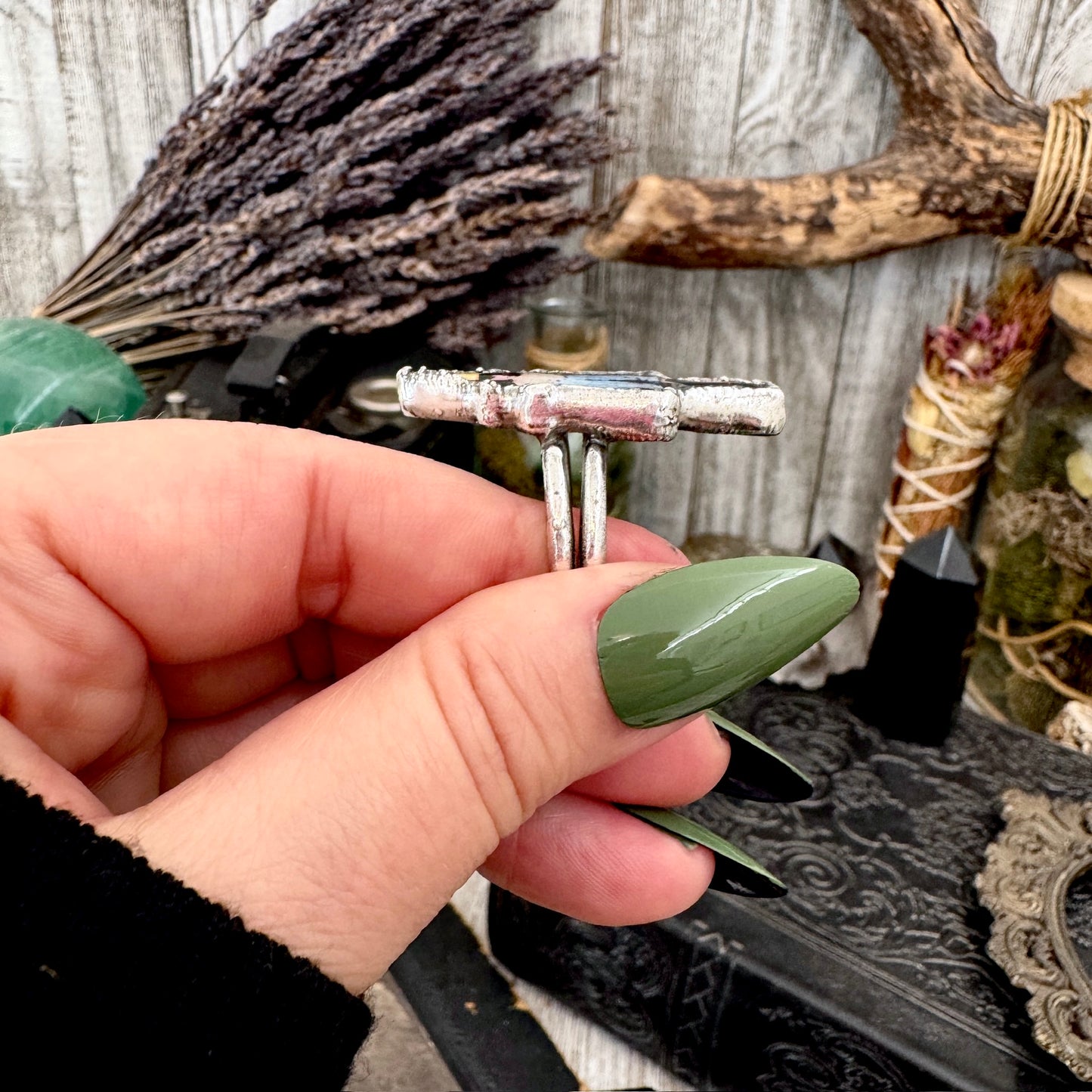 The Weirdlings - Fine Silver Ring Size 11 / One of a Kind