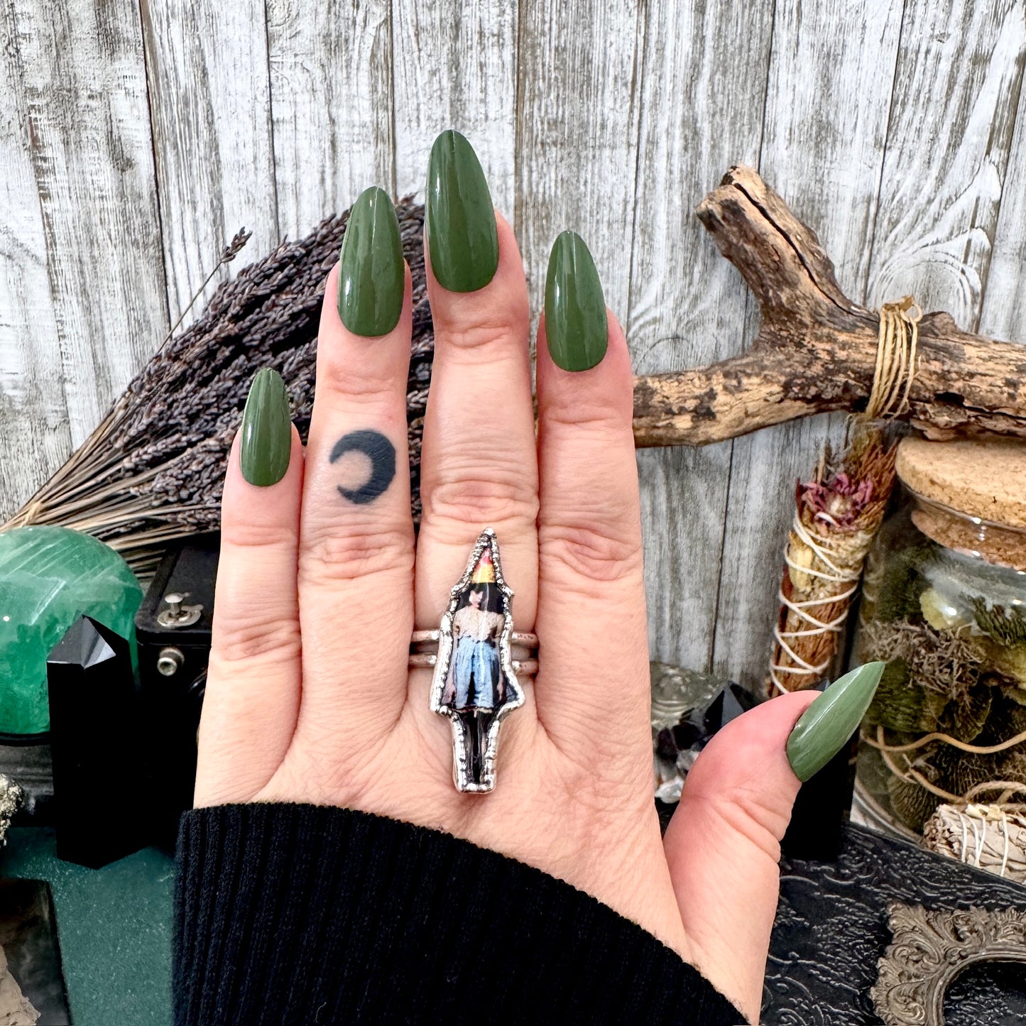 The Weirdlings - Fine Silver Ring Size 11 / One of a Kind
