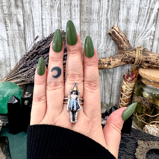 The Weirdlings - Fine Silver Ring Size 11 / One of a Kind