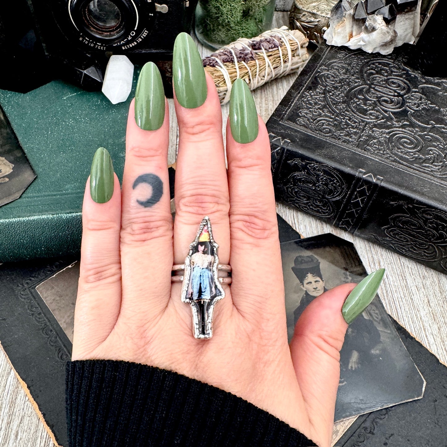 The Weirdlings - Fine Silver Ring Size 11 / One of a Kind