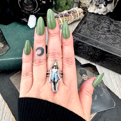 The Weirdlings - Fine Silver Ring Size 11 / One of a Kind