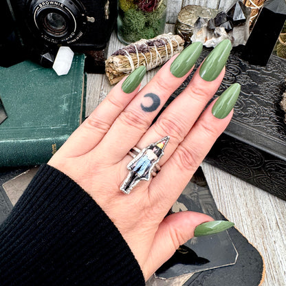 The Weirdlings - Fine Silver Ring Size 11 / One of a Kind