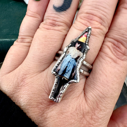 The Weirdlings - Fine Silver Ring Size 11 / One of a Kind
