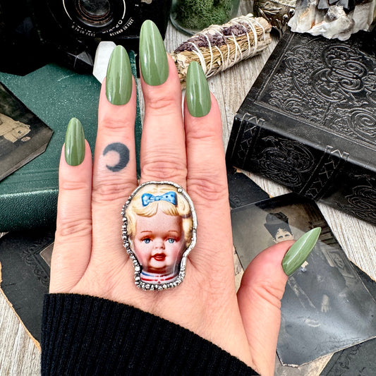 The Weirdlings - Fine Silver Ring Size 9 / One of a Kind