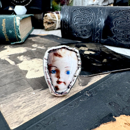 The Weirdlings - Fine Silver Ring Size 8 / One of a Kind FOXLARK