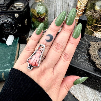 The Weirdlings - Fine Silver Ring Size 8 / One of a Kind FOXLARK