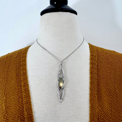 Pyrite Crystal Necklace in Fine Silver / Foxlark Collection - One of a Kind FOXLARK
