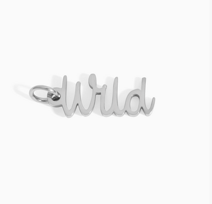 Wild Charm stainless steel pendant necklace from the Lucky Charm Bar at Foxlark