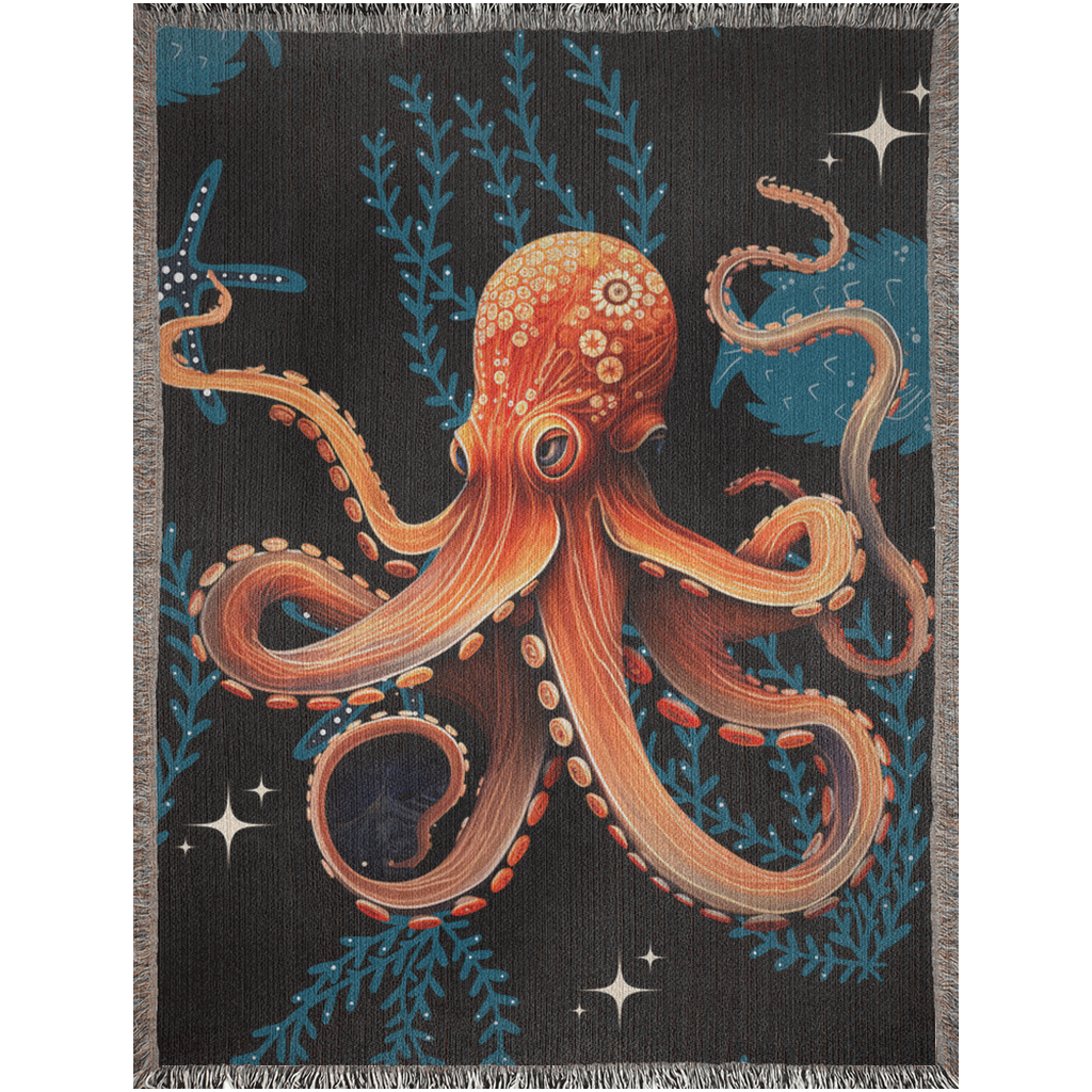 Octopus - Woven Blanket