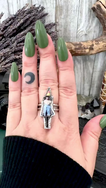 The Weirdlings - Fine Silver Ring Size 11 / One of a Kind