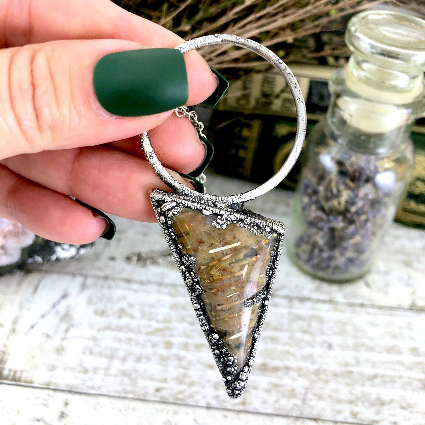 Bohemian Fashion, Bohemian Jewelry, Crystal Jewelry, Crystal Necklace, Crystal Necklaces, Crystal pendant, Etsy ID: 859980967, Fossilized Coral, FOXLARK- NECKLACES, Gift for her, Healing Crystal, Jewelry, Jewelry For Woman, Necklaces, sale, Silver Jewelry