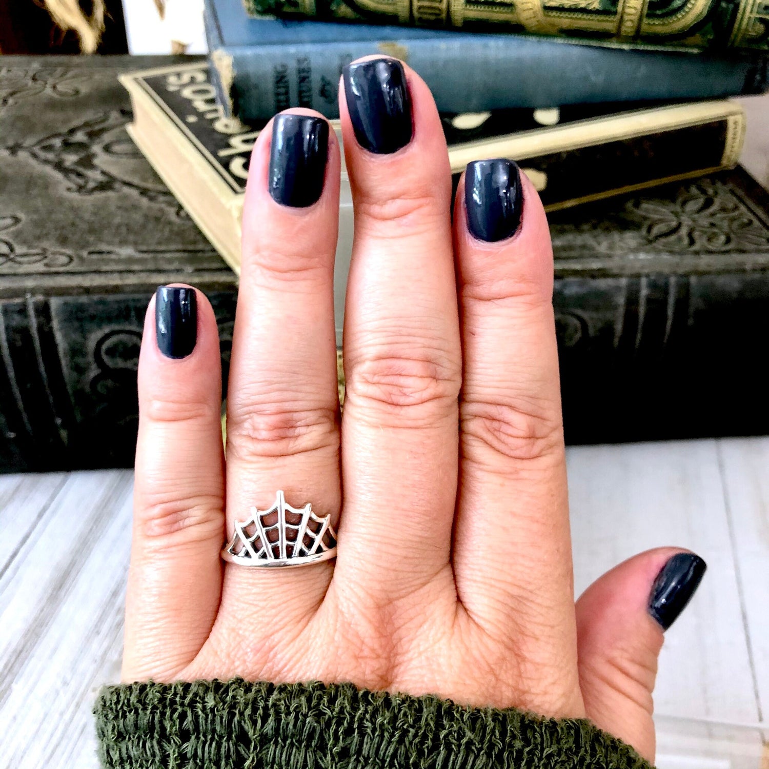 Spider Web Ring in Sterling Silver / Curated Collection