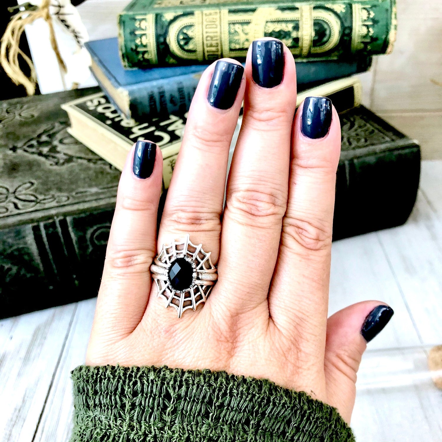 Spider Web Ring in Sterling Silver / Curated Collection