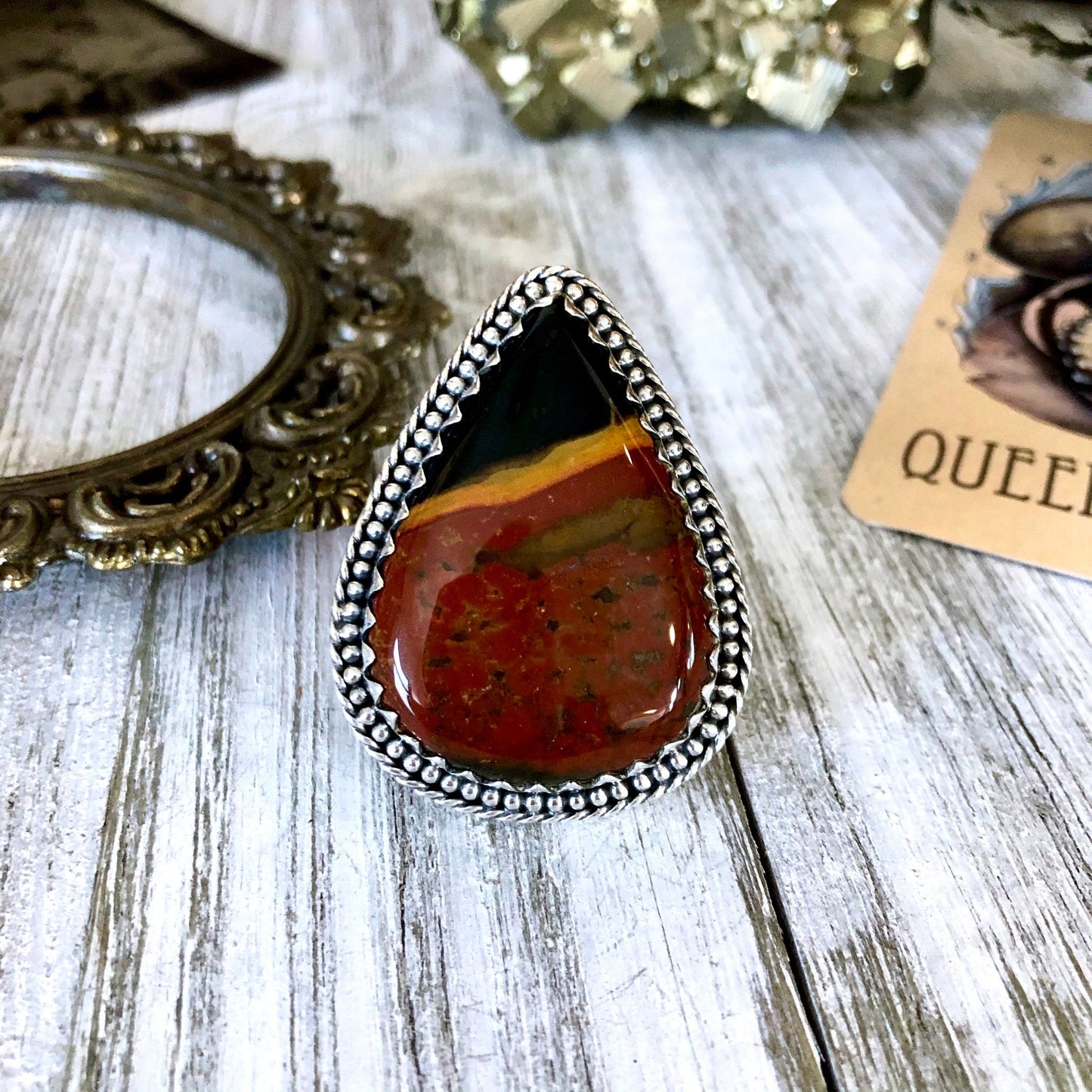 Bohemian Ring, boho jewelry, boho ring, crystal ring, CURATED- RINGS, Etsy ID: 940551105, Festival Jewelry, gypsy ring, Jewelry, Large Crystal, Rings, sale, Statement Rings