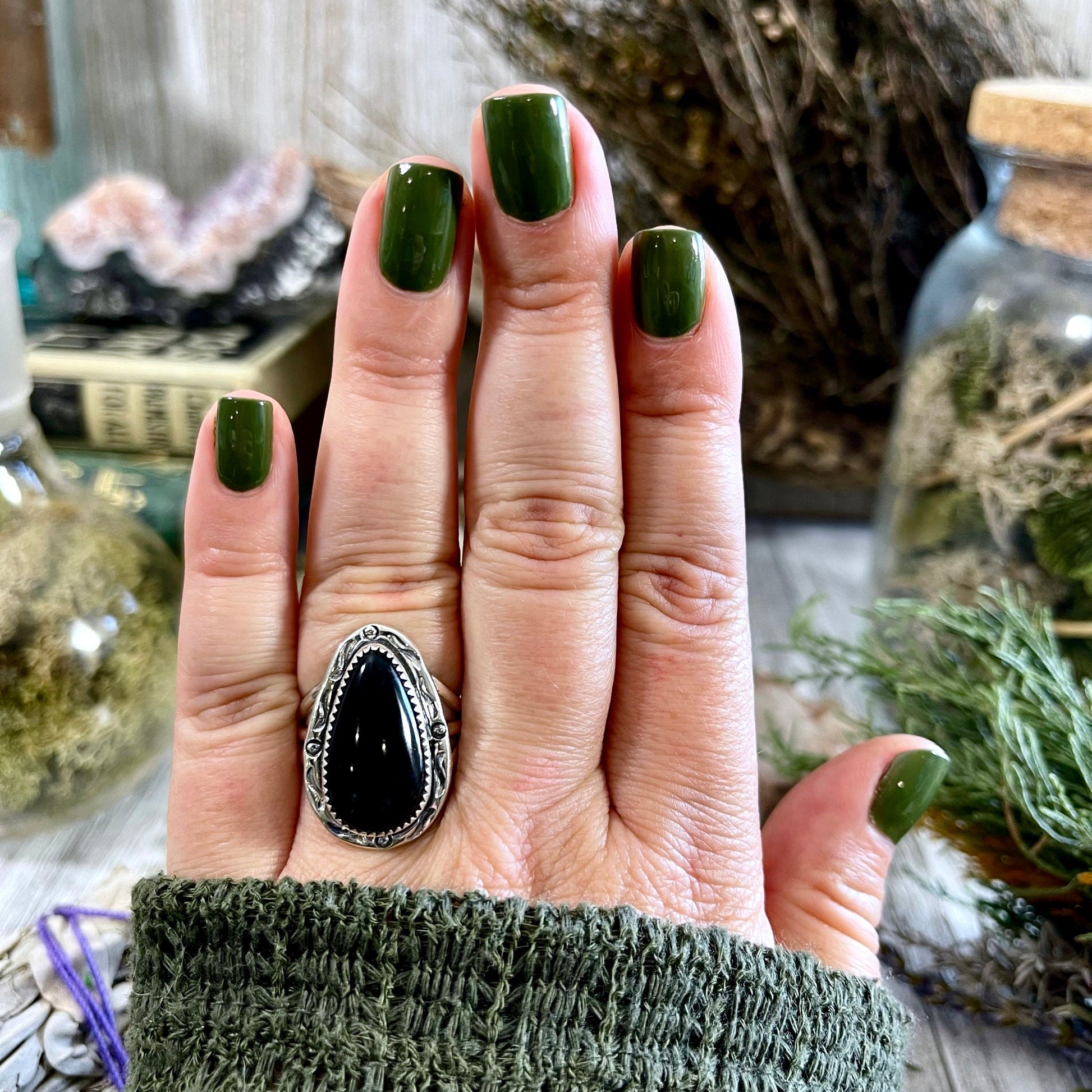 Bohemian Ring, boho jewelry, boho ring, crystal ring, CURATED- RINGS, Etsy ID: 1119589333, Festival Jewelry, Foxlark Alchemy, gypsy ring, Jewelry, Large Crystal, Rings, Statement Rings