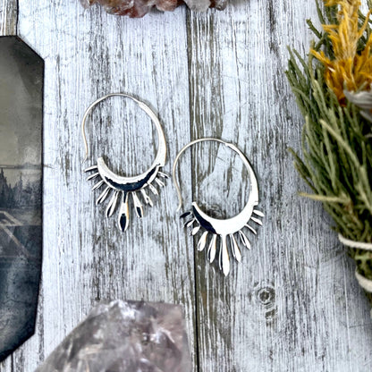 Accessories, Earrings, Etsy ID: 1206117588, Foxlark- Earrings, Gift For Woman, Hoop Earrings, Jewelry, Sterling Silver