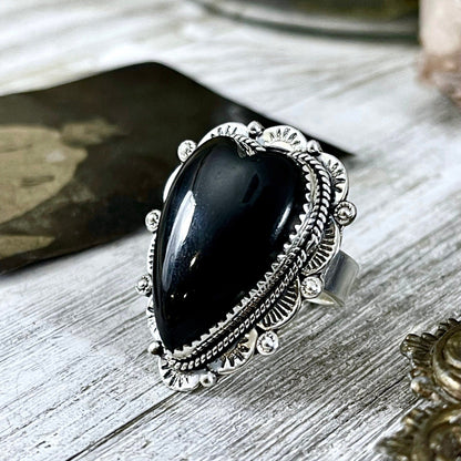 Big Bold Jewelry, Big Crystal Ring, Big Ring, Big Stone Ring, Black Onyx Ring, Bohemian Ring, Boho Jewelry, Boho Ring, Crystal Ring, Etsy Id 1137637138, Foxlark Alchemy, FOXLARK- RINGS, Gypsy Ring, Jewelry, Rings, Statement Rings, Wholesale