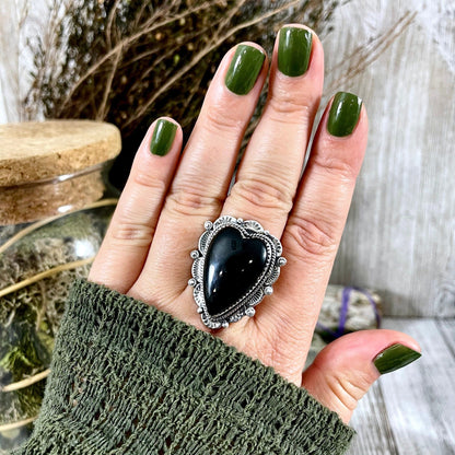 Big Bold Jewelry, Big Crystal Ring, Big Ring, Big Stone Ring, Black Onyx Ring, Bohemian Ring, Boho Jewelry, Boho Ring, Crystal Ring, Etsy Id 1137637138, Foxlark Alchemy, FOXLARK- RINGS, Gypsy Ring, Jewelry, Rings, Statement Rings, Wholesale