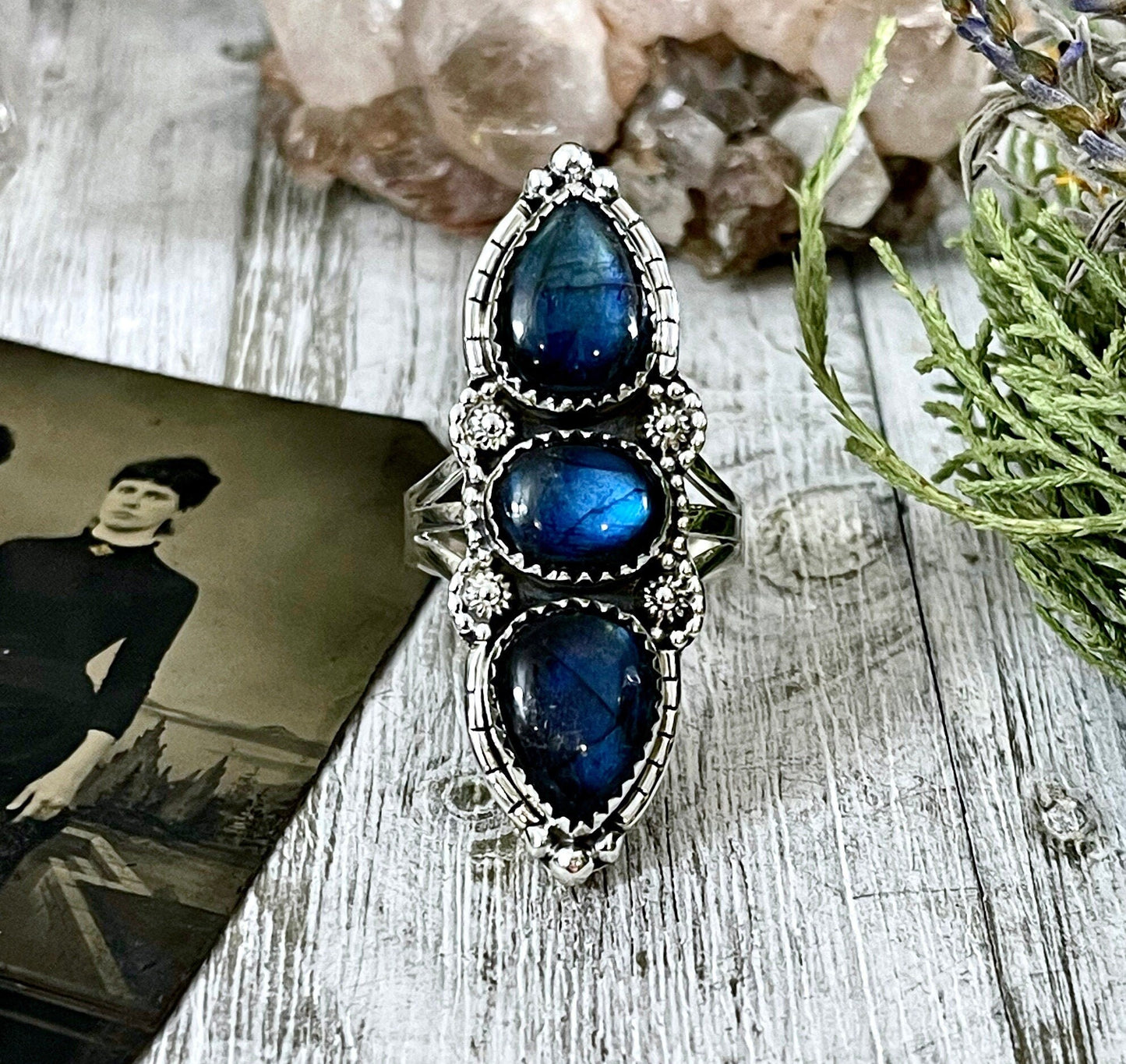 3 Stone Ring, Big Stone Ring, Bohemian Ring, Boho Jewelry, Boho Ring, Crystal Ring, Etsy Id 1143395447, Etsy ID: 1608022969, Festival Jewelry, Foxlark Alchemy, Foxlark- Rings, Gift For Woman, Gypsy Ring, Jewelry, Rings, Statement Rings, Wholesale