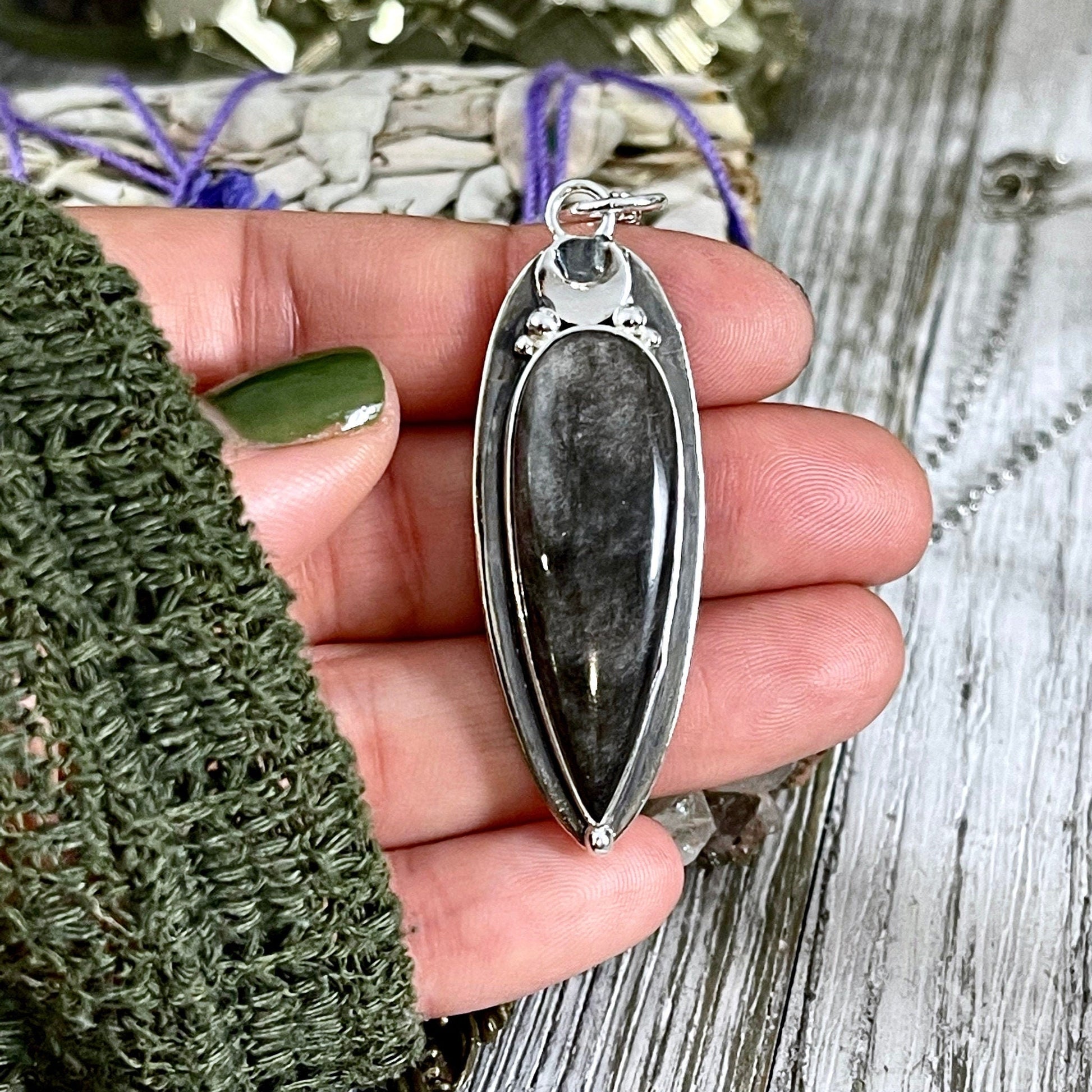 Big Gothic Necklace, Big Silver Necklace, Big Stone Necklace, Bohemian Jewelry, Crystal Necklace, Crystal Necklaces, Crystal Pendant, Etsy Id 1078432657, Foxlark- Necklaces, Gothic Jewelry, Jewelry, Moon Necklace, Necklaces, Wholesale