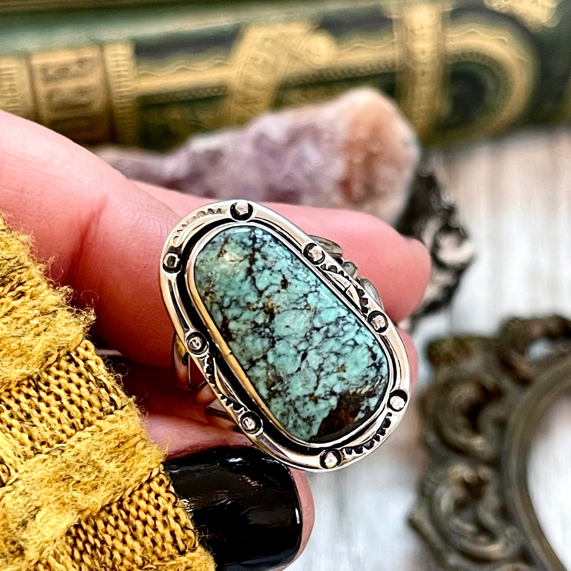 Bohemian Ring, boho jewelry, boho ring, crystal ring, CURATED- RINGS, Etsy ID: 1330812696, Festival Jewelry, gypsy ring, Jewelry, Large Crystal, Rings, Statement Rings, Sterling Silver, Sterling Silver Ring