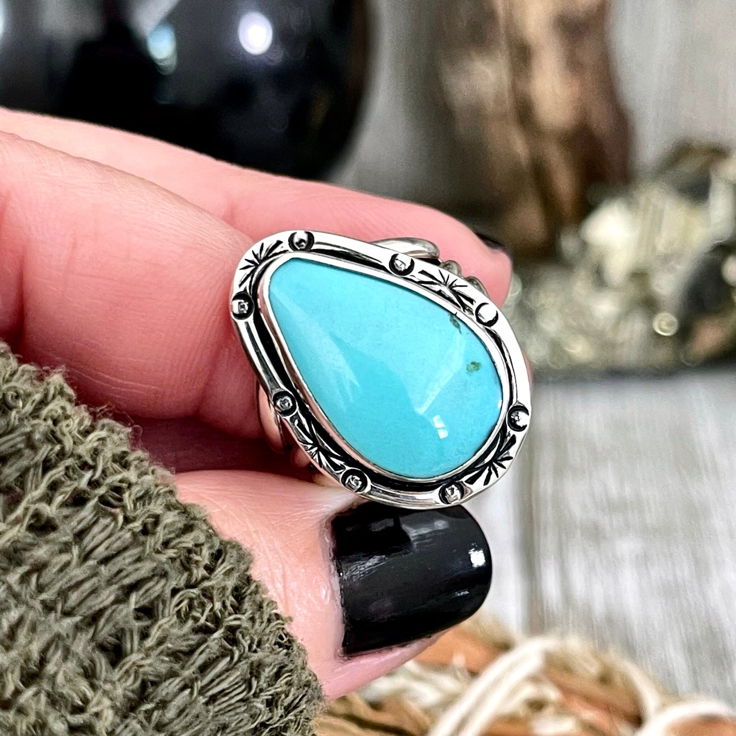 Bohemian Ring, boho jewelry, boho ring, crystal ring, CURATED- RINGS, Etsy ID: 1419698249, Festival Jewelry, gypsy ring, Jewelry, Large Crystal, Rings, Statement Rings, Sterling Silver, Sterling Silver Ring