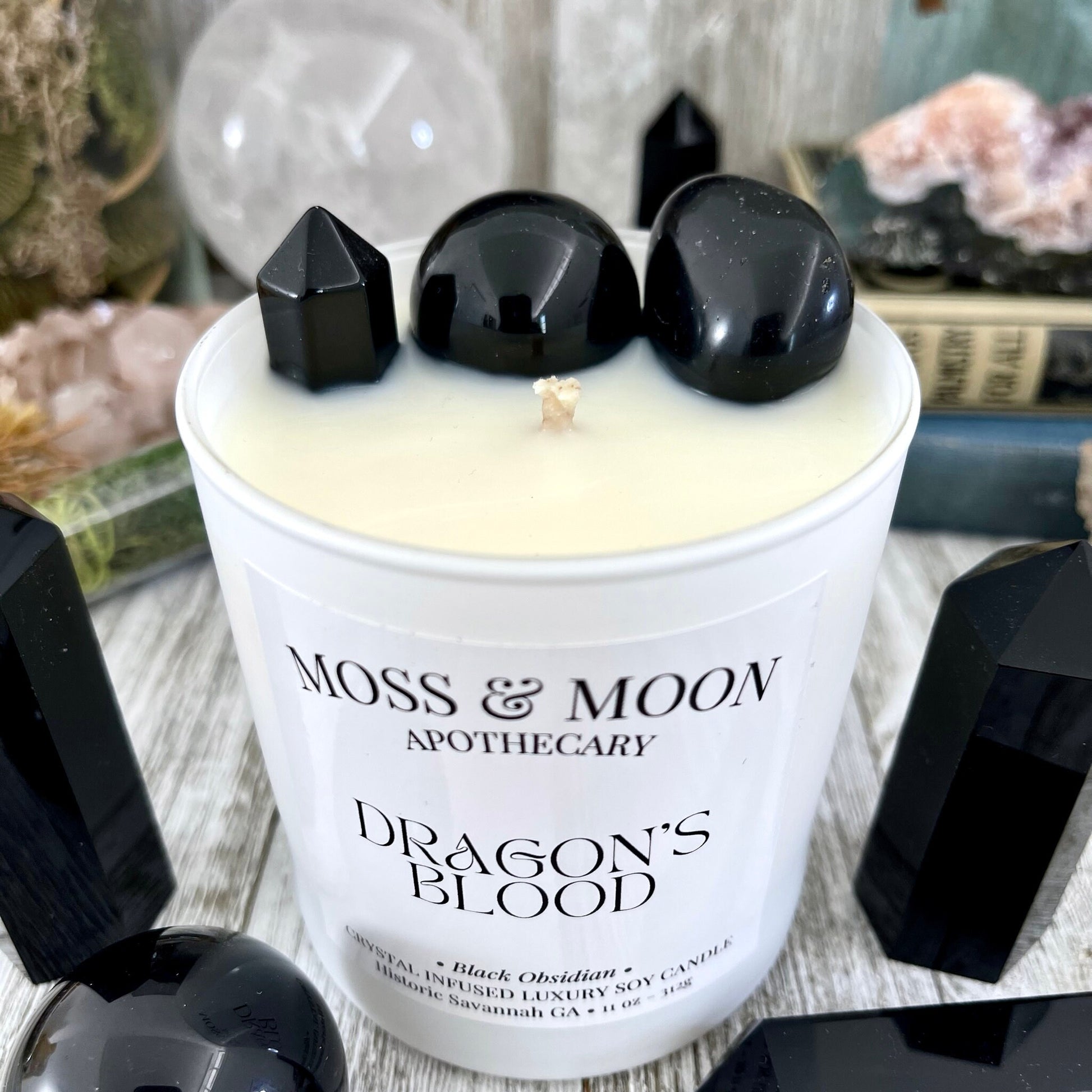 aromatherapy candle, Candles, Candles & Holders, cedar candle, clove candle, Container Candles, crystal candle, Crystal Candles, dragon blood candle, Dragon's Blood, Etsy ID: 1480254409, Home & Living, Home Decor, meditation candle, natural candles, obsid