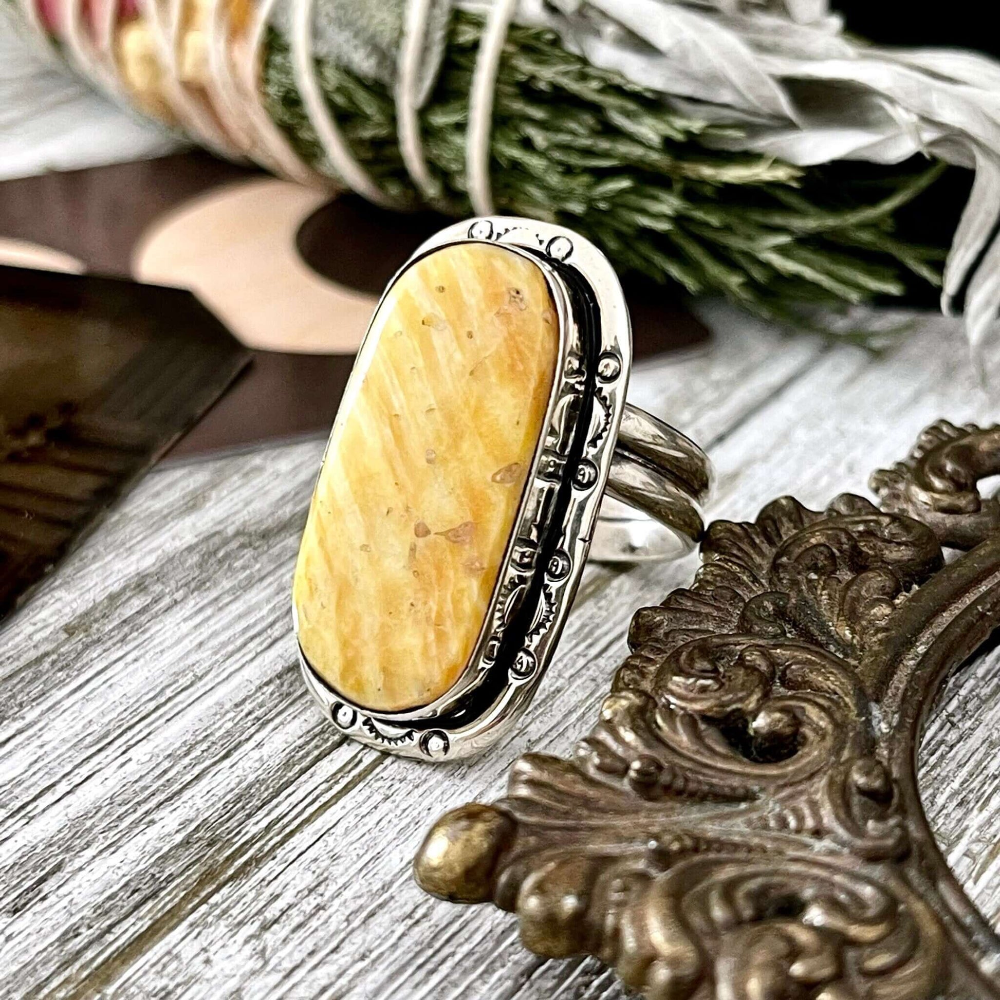 Bohemian Ring, boho jewelry, boho ring, crystal ring, CURATED- RINGS, Etsy ID: 1494752328, Festival Jewelry, gypsy ring, Jewelry, Large Crystal, Rings, Statement Rings, Sterling Silver, Sterling Silver Ring