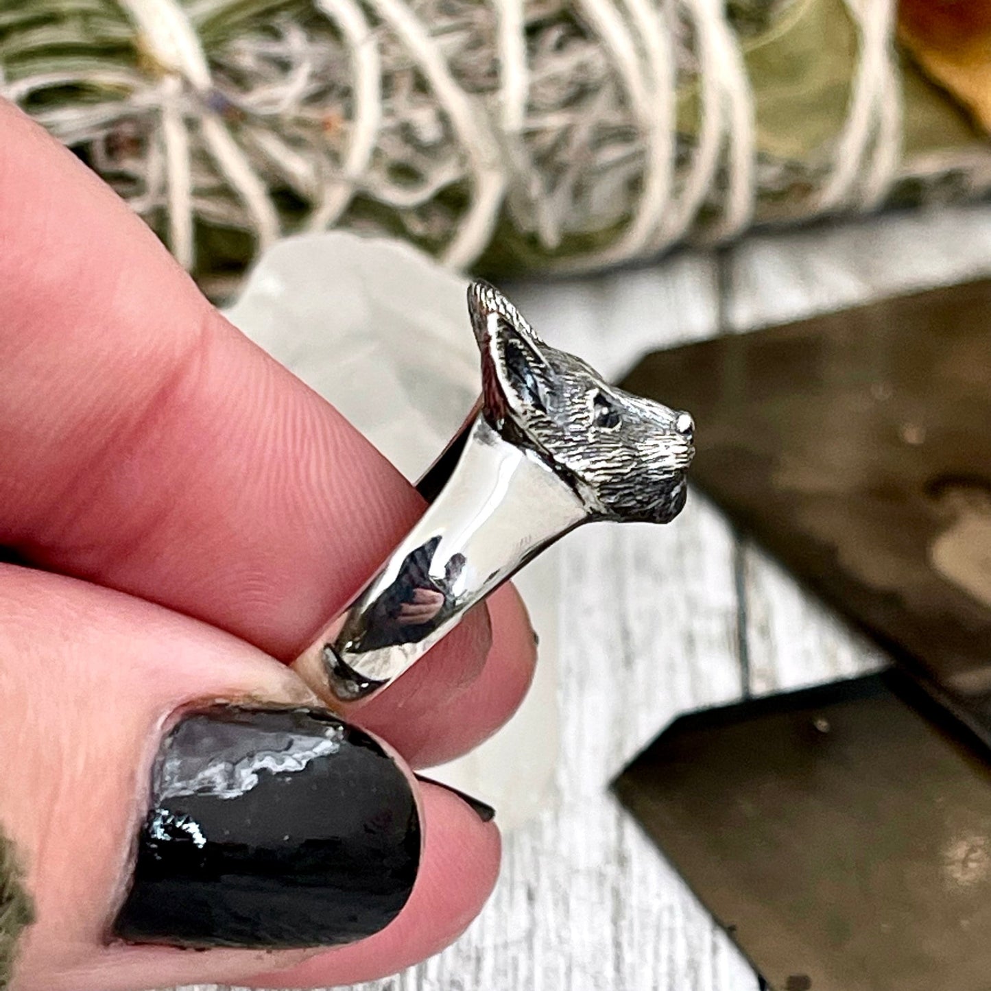 Bohemian Ring, boho jewelry, boho ring, Cat Ring, Etsy ID: 1562200059, Festival Jewelry, Gothic Jewelry, gypsy ring, Halloween Jewelry, Jewelry, Large Crystal, Rings, Statement Rings, Tiny Talisman, TINY TALISMANS, Witch Jewelry, Witch necklace, Witchy Ne