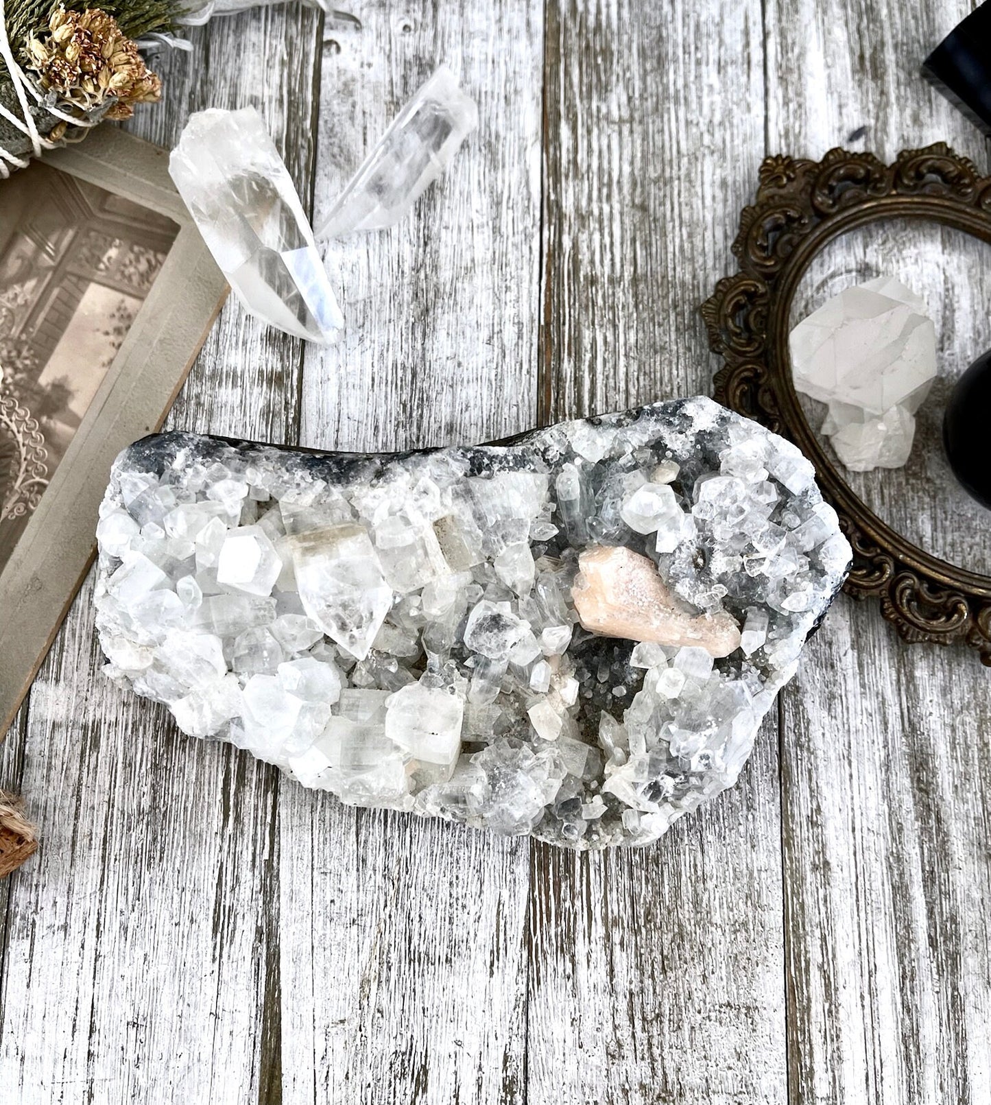Apophyllite Crystal Cluster / FoxlarkCrystals - Foxlark Crystal Jewelry