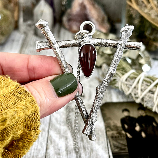 big crystal Necklace, Big Gothic Necklace, Big Silver Necklace, Big Stone Necklace, Bohemian Jewelry, carnelian necklace, Crystal Necklaces, Crystal Pendant, Etsy ID: 1601183861, FOXLARK- NECKLACES, Jewelry, nature inspired, Necklaces, Quartz Necklace, St