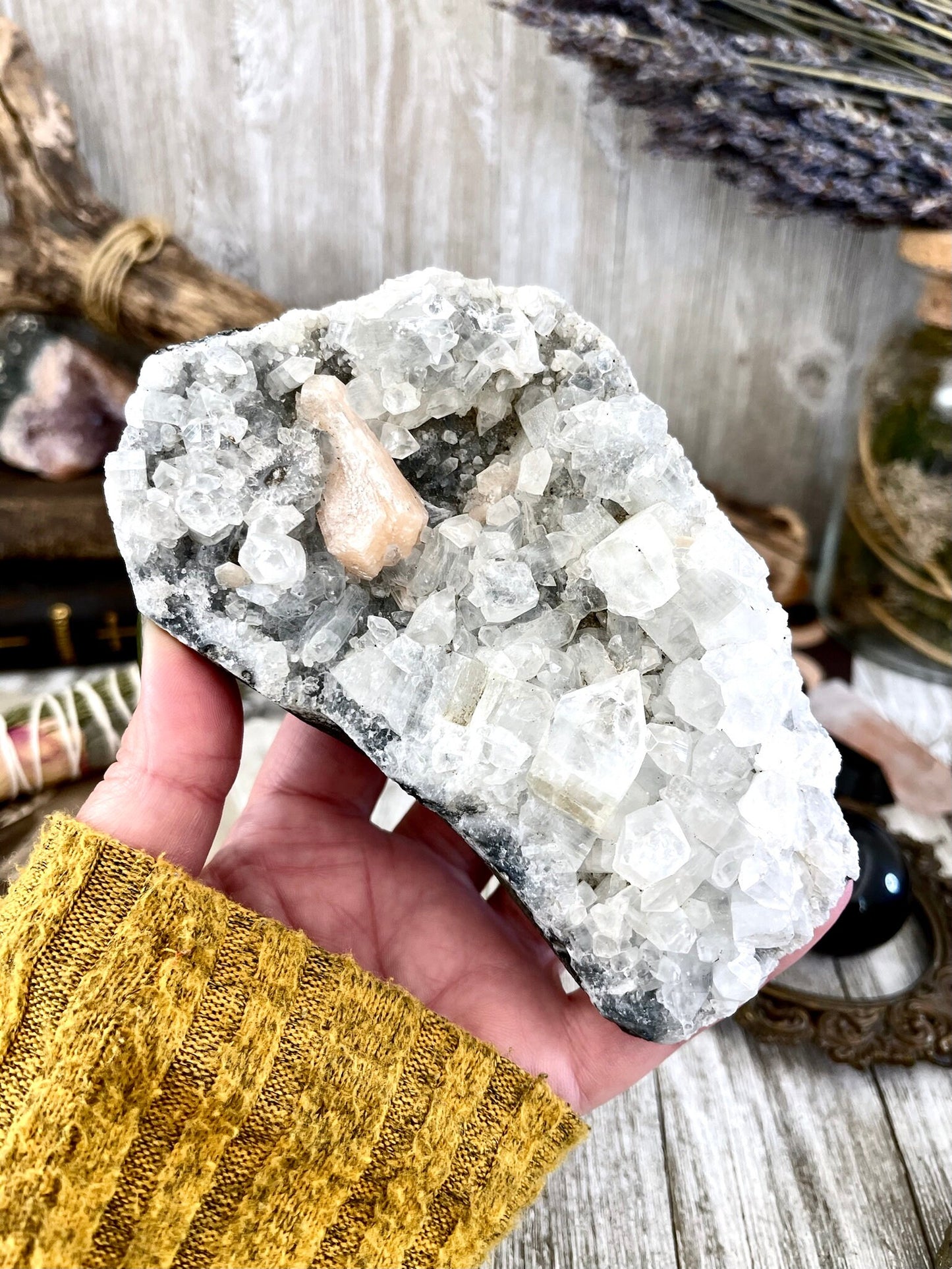 Apophyllite Crystal Cluster / FoxlarkCrystals - Foxlark Crystal Jewelry
