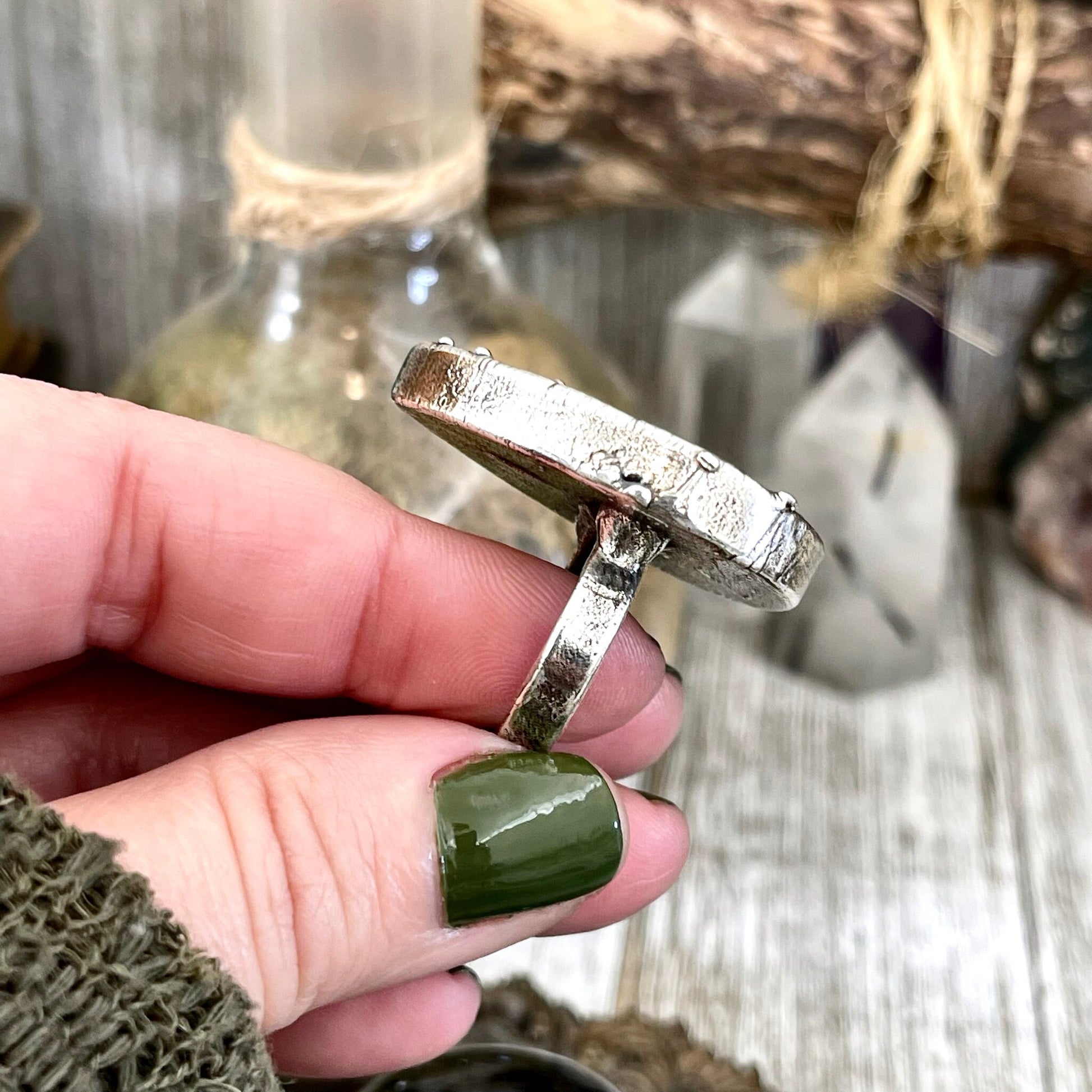 Crazy Lace Agate Ring Size 6 / Foxlark Collection - One of a Kind - Foxlark Crystal Jewelry