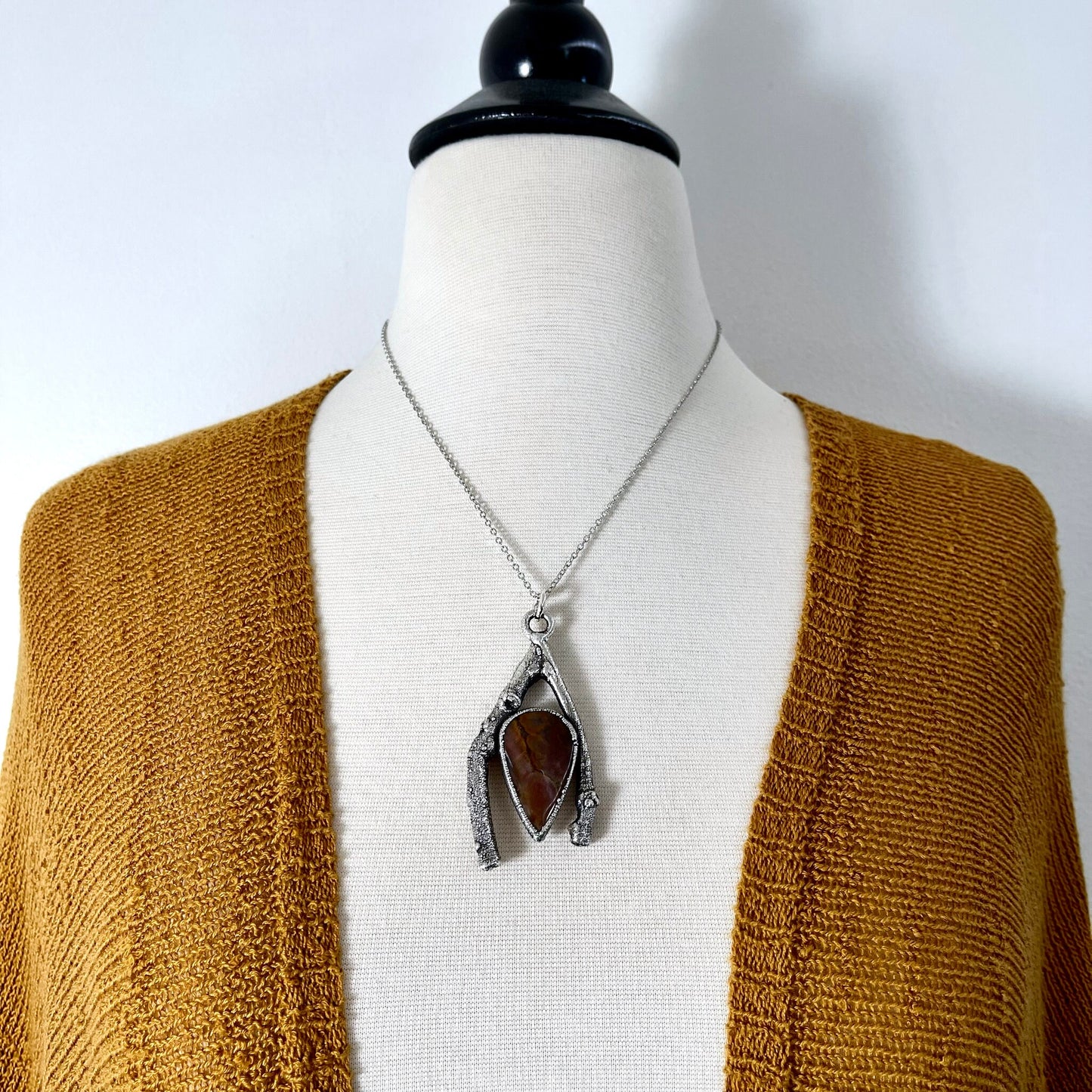 Agate Crystal, Agate Jewelry, big crystal Necklace, Big Silver Necklace, Big Stone Necklace, Bohemian Jewelry, Crystal Jewelry, Crystal Necklaces, Crystal Pendant, Earthy pendent, Etsy ID: 1634773537, Fancy Moss Agate, FOXLARK- NECKLACES, Jewelry, nature