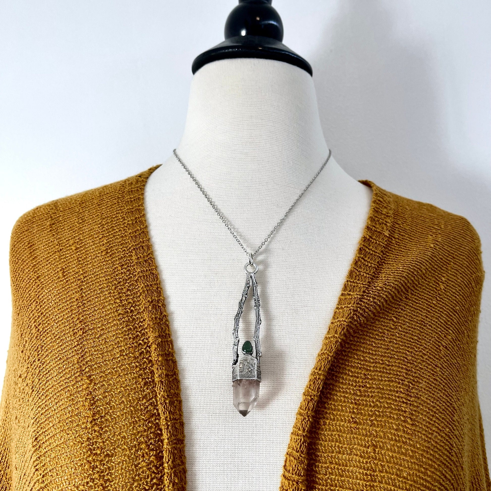 big crystal Necklace, Bohemian Jewelry, Crystal Necklaces, Crystal Pendant, Etsy ID: 1669644277, FOXLARK- NECKLACES, Jewelry, nature inspired, Necklaces, Quartz pendent, Raw Quartz jewelry, Silver Jewelry, Silver Necklace, Silver Stone Jewelry, Statement